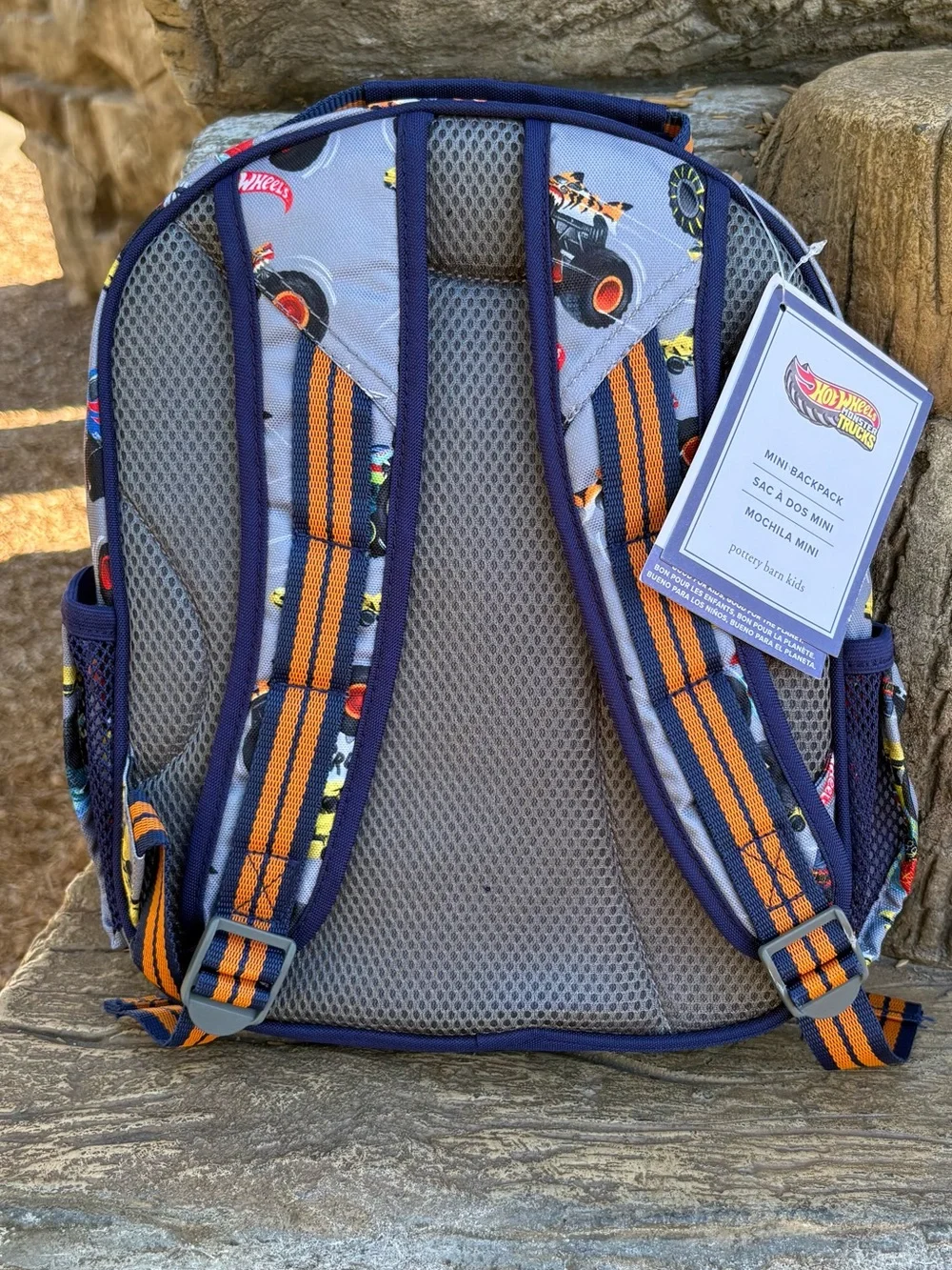 New Pottery Barn Mackenzie Hot Wheels Monster Trucks™ Backpack Size Mini
